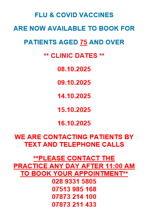 Vaccines over 75s website