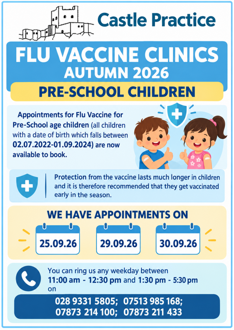Pre-School Flu Poster
